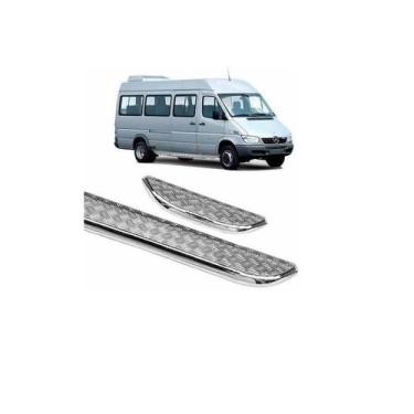 Imagem de Estribo Sprinter 313 Par Chapa Cromado - HOZZ