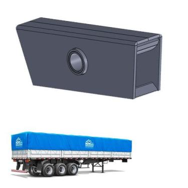 Imagem de Balança reta TE Randon pino de 50 soldada (interno 85mm) - Zanbor