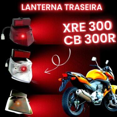 Imagem de Lanterna Traseira Moto MODELO Cb300 Xre300 Completa - valplas, VERMELH