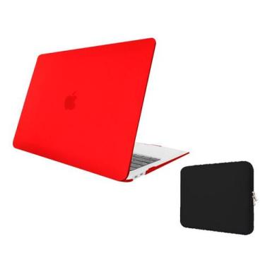Imagem de Kit Capa Case Compativel Macbook AIR 13" A1466 A1369 cor VF + Capa Neo