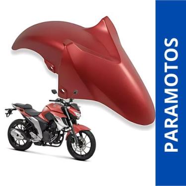 Imagem de Paralama Dianteiro Vermelho Fosco Fazer 250 Fz25 2018 2019 - Paramotos