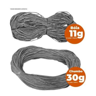 Imagem de Kit 50m Tralha boia 11gr + Tralha Chumbo 60gr King Redinha - RANCHO