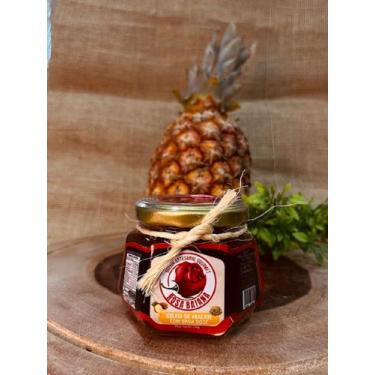 Imagem de GELEIA DE ABACAXI COM ERVA DOCE 400g. Rosa Baiana Artesanal Gourmet - 
