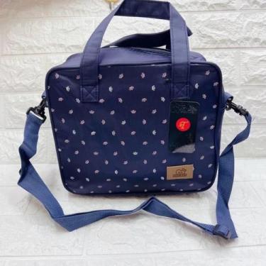 Imagem de Bolsa Térmica Fitness para Armazenar Alimentos - good felps, Azul Escu