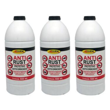 Imagem de Kit 3 Anti Rust 900ml - Allchem+ Convertedor Ferrugem 900ml - ALLCHEM 