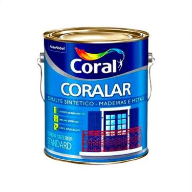 Imagem de Esmalte Coralar 3,6l Preto Madeira Metal Standard