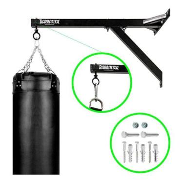 Imagem de Suporte Para Saco De Pancada Parede Desmontável Reforçado - Barra Fixa