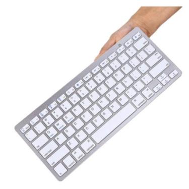 Imagem de Teclado Bluetooth Sem Fio Universal Portátil Pc Celular Notebook Table