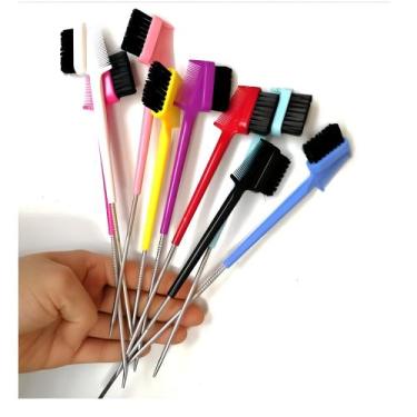 Imagem de Pente Baby Hair 5 Escovinhas de Maquiagem Tranças Multifuncional Escov