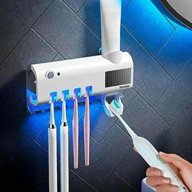 Imagem de Suporte Parede Escovas Dentes E Creme Ideal Manter A Ordem E - Higa