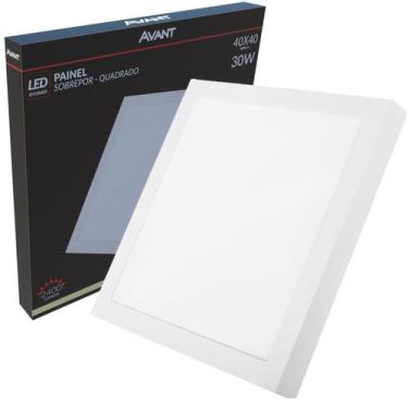 Imagem de Plafon Led Quadrado 30w Sobrepor 40x40 Branco Neutro 4000k - Avant, So