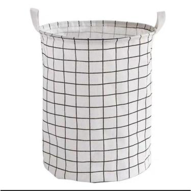 Imagem de Cesto Multiuso Organizador Roupa Brinquedos Tecido Dobravel 60 Litros 