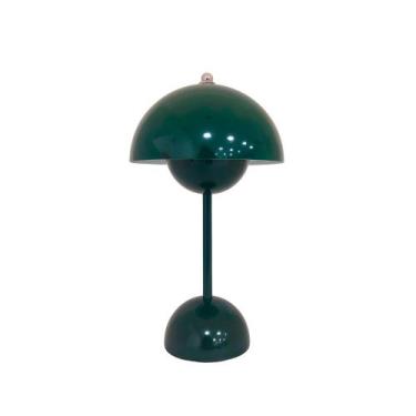 Imagem de Abajur de Led Verde Vintage Grande - Decorafast