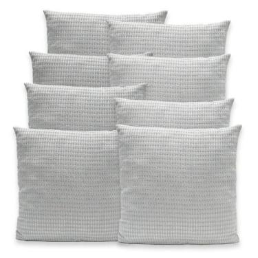 Imagem de Kit 8 Capas de Almofadas Favinho 40x40 C/ Zíper PIQUET Estampadas - Be
