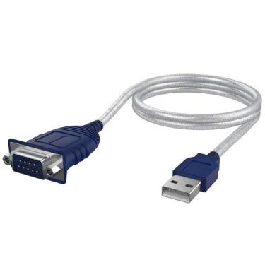 Imagem de Cabo conversor Sabrent USB 2.0 para Serial (9-Pin) DB-9 RS-232 Convers