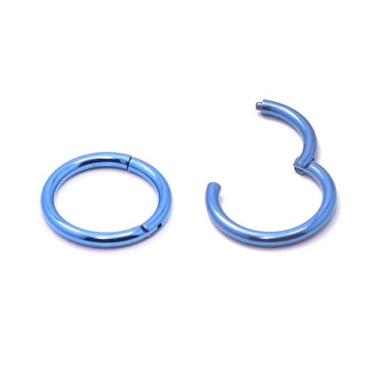 Imagem de Piercing Argola Articulada Click 1.2mm em Titânio Anodizada Várias Cor