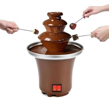 Imagem de Cascata Fonte Cachoeira De Chocolate Derretido Derreter Profissional Doméstico Maquina Cascat Casacta Em Casamento Para Festas 110V 220V (220, Volts)