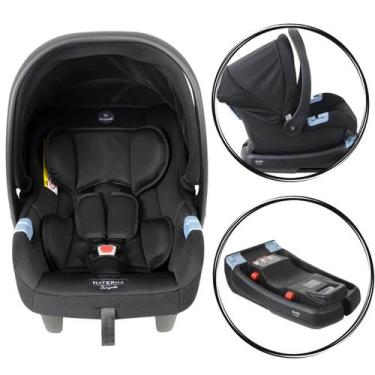 Imagem de Bebê conforto com base Cadeirinha de Carro Preta Burigotto, Materna co