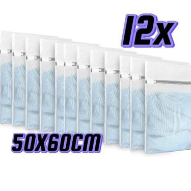 Imagem de 12 Sacos Para Maquina de Lavar Roupas Delicadas Intimas Organizador de