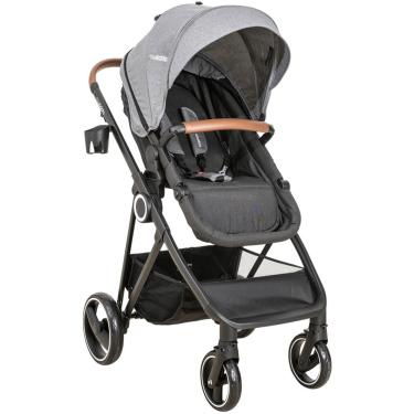 Imagem de Carrinho de Bebe Passeio Moises Kiddo Cosmos Melange Grafite