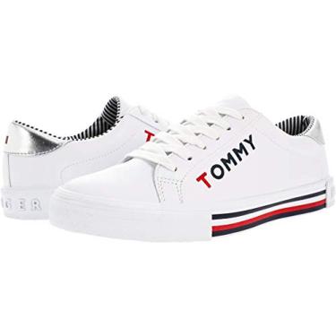 Imagem de Tommy Hilfiger Tênis feminino Twkery, Branco multi, 39