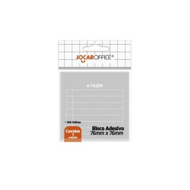 Imagem de Bloco Adesivo de Recado 76x76mm Cinza 100 Folhas A Fazer Notas Adesiva
