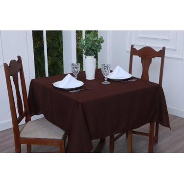 Imagem de Toalha De Mesa Restaurante Oxford Liso 4 Lugares 1,4 x 2,80m - Olizoni