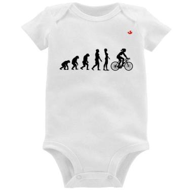 Imagem de Body Bebê Evolução da Ciclista - Foca na Moda, Branco, M