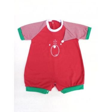 Imagem de Macacão Curto Bebê - Natal - Tema Natalino - Tamanhos P / M / G - Neth