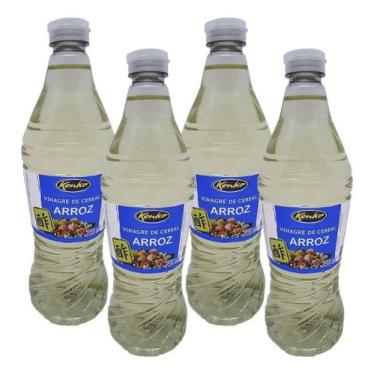 Imagem de Vinagre De Cereal Arroz 750ml Kenko - (Kit com 4)