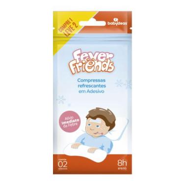 Imagem de Compressa Fever Friends Para Bebe Infantil Refrescante - Babydeas