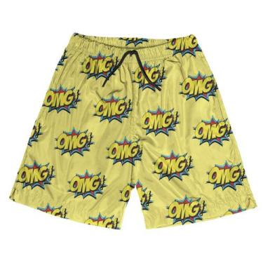 Imagem de Short Praia Shorts Banho Bermuda Verão Omg 70 - SMOKE, P Feminino