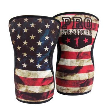 Imagem de Joelheira Neoprene Ajustável Funcional Pro Trainer, Preto, P