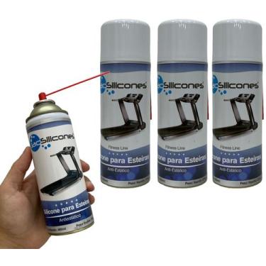 Imagem de Kit 3 Silicones Lubrificante Esteira Bicicleta Elétrica e Uso Geral JA