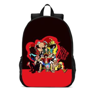 Imagem de Mochila Escolar Infanto Juvenil Anime One Piece Novidades 0451 - Geek 