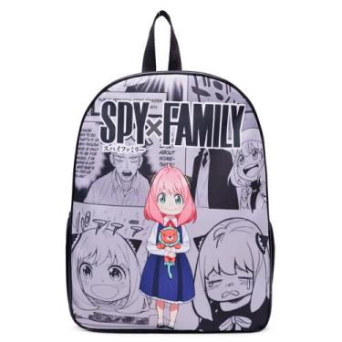 Imagem de Mochila Escolar Infantil Anya Spy X Family Anime Volta As Aulas - MR B