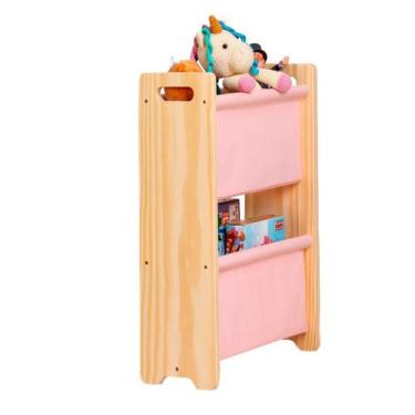 Imagem de Rack Guarda Brinquedos E Livros ,Organizador Pocket Infantil - Curumim