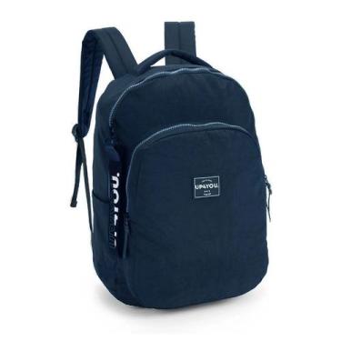 Imagem de Mochila Juvenil Crinkle - Original Up4You Azul - Luxcel, M, Azul