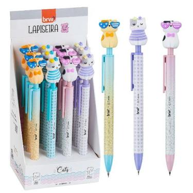 Imagem de Lapisseira Plástica Divertida 0,7mm - Cat - 1 unidade - BRW