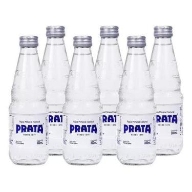 Imagem de Água mineral sem gás prata com rosca 300ml pack c/6unid