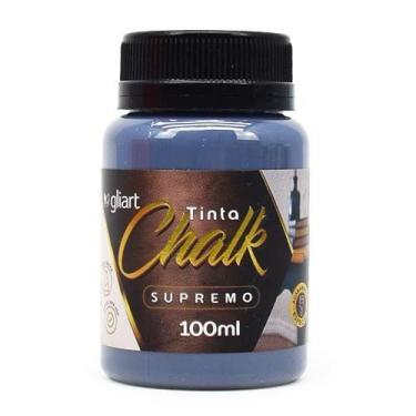 Imagem de Tinta Chalk Supremo Gliart 100ml, DARK BLUE
