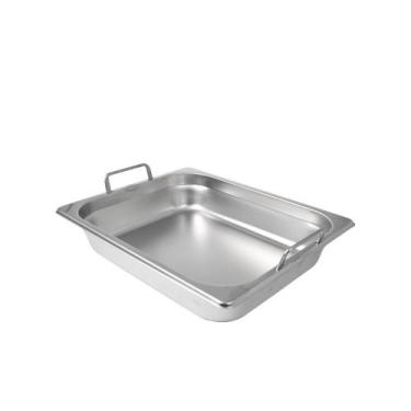 Imagem de Cuba Gastronômica de Inox GN 1/2 de 65 mm com Alças FrigoPro