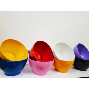 Imagem de Cumbuca Colorida Tigela Caldo Sobremesa Sopa Tintura Sorvetes Petiscos