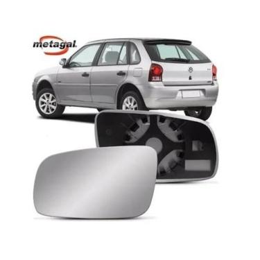 Imagem de Lente + Base ESQUERDO Retrovisor GOL G3/G4/SANTANA 99/10 Original Meta