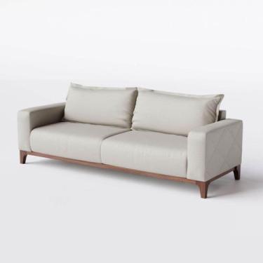 Imagem de Sofá Living Singapura 2,20m em Chenille Bege - Home Mobily