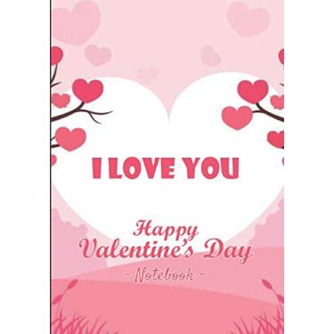Imagem de Happy Valentine's Day Notebook: v1-4 | I Love You | best idea gift for boyfriend or girl friend | 101 pages lined | valentines day journal 7x10 inches paperback | XXXXXXXXXXXXXXXXXXXXXX