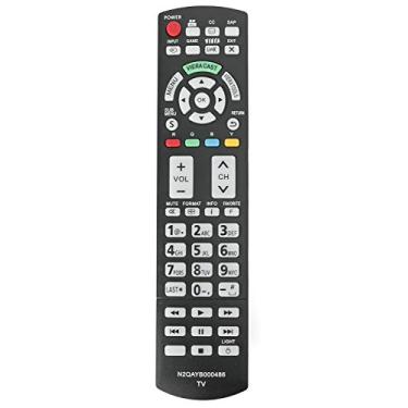 Imagem de AIDITIYMI Controle remoto de substituição N2QAYB000486 para Panasonic TV TC-P42GT25 TC-P42G25 TC-P46G25 TC-46PGT24 TC-P50G20 TC-P50G25 TC-P50GT25 TC-P50VT20 TC-P50G20 50VT2 5 TC-P54G20 TC-P54G25