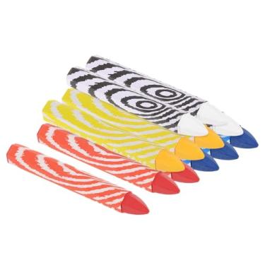 Imagem de PATIKIL Giz de cera para marcação, pacote com 12 giz de cera hexagonal, 10 x 1,4 cm, branco/vermelho/amarelo/azul