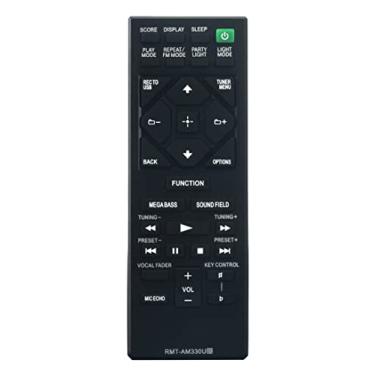Imagem de RMT-AM330U Substituir controle remoto compatível com Sony Home Audio System MHC-M20 MHC-V21 MHC-V71 MHC-V90W MHC-V50 SS-M20 SA-V90W SS-V90W MHC-V77W SHAKE-X10 SHAKE-X30 HCD-M20 HCD-SHAH KE30 S