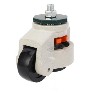 Imagem de Rodízio de Haste Roscada M16, Diâmetro de Roda de 75 Mm, Capacidade de Carga de 6.600 Libras, Material de Borracha de Liga de Nylon PA, Rotação Flexível de 360, Equipamento de